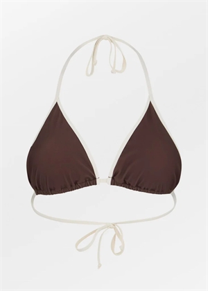 Contrast bel bikini top Hot Fudge Brown Becksøndergaard 